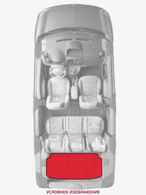 ЭВА коврики «Queen Lux» багажник для Isuzu TF